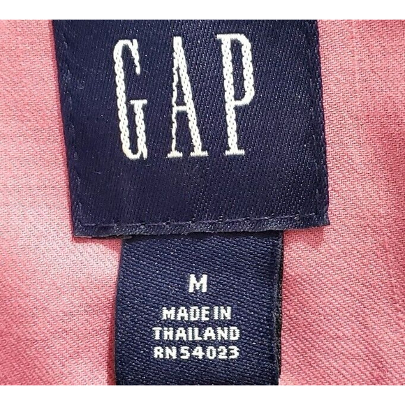 Gap Womens Gray Tweed Wool Blend Blazer Pink Accent Stitched Jacket Sz M EUC - Picture 6 of 10